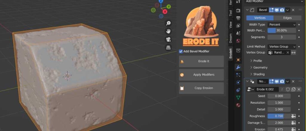 Free erosion tool