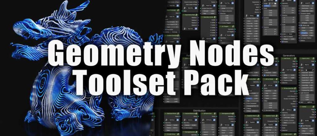 blender geometry node toolset